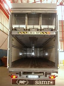Semi-remorque : SAMRO lance sa semi double pont de chargement automatique