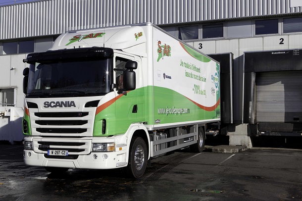 Les camions Scania roulant à l'ED95 ont étéexpérimentés en France avec la société STAF.