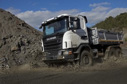 Scania présente sa gamme de camions « off road » à Intermat 2012