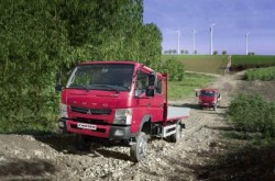 Un Mitsubishi Fuso Canter… 4x4!