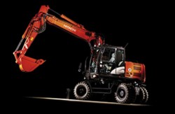 Новый колёсный экскаватор Hitachi гаммы  Zaxis-5