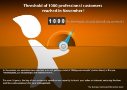 Europe Camions Interactive broke its record with 1000 professional customers!  