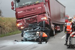 Accidents poids lourds - bilan 2013 : des chiffres en baisse 