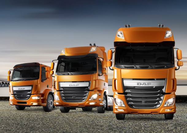 Demonstration of DAF’s complete range of new LF, CF and XF Euro 6 models across the UK