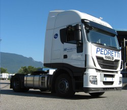 Les nouveaux Iveco Stralis Euro 6 livrés aux Transports Pedretti