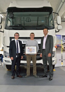 Concours DAF « Best Technician of the Year 2014 »