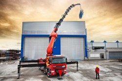 Palfinger livre la première grue auxiliaire hybride