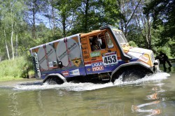 Des camions Mercedes Unimog et Zetros sur le podium du rallye Wroclaw Poland 2015