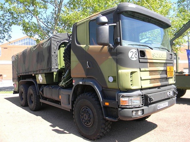 Les camions militaires Scania