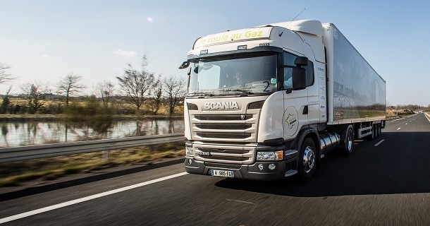 An autonomy of 1 196 km for the Scania GNL