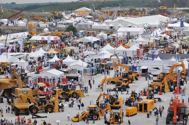 Targi maszyn budowlanych Hillhead w Anglii 