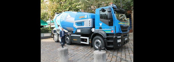 Oxygène, um camião betoneira com baixa emissão de CO2