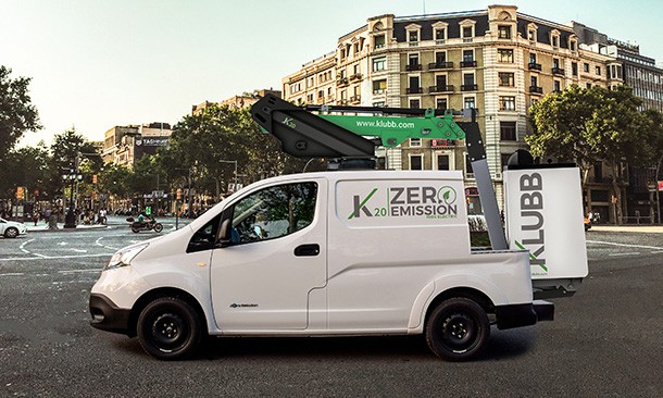 Klubb launches their 100% electric van mounted lift
