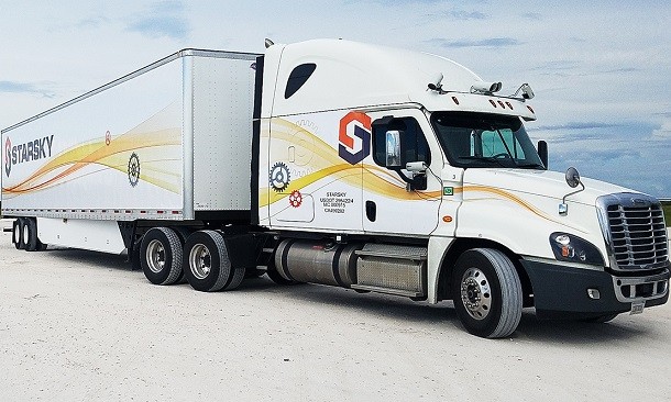 Ein autonomer Lkw ohne Fahrer am Steuer: der Ehrgeiz von Stasky Robotics