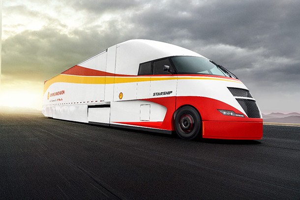 Projekt Starship: ein energiesparender LKW