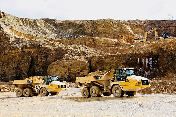 CAT aprimora seus dumpers articulados