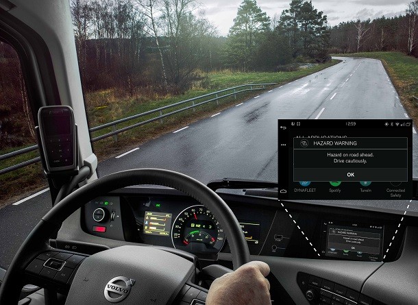 Volvo : quand les camions et les voitures communiquent