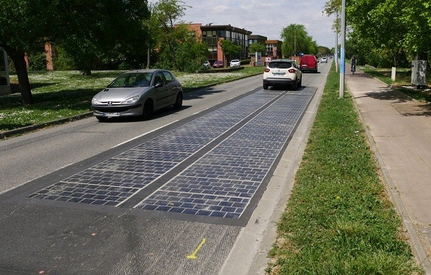Une route solaire en Occitanie