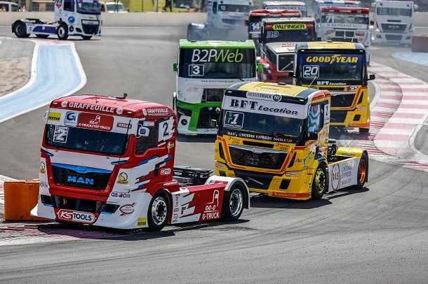 Grand Prix Camions de Magny Cours : 20 camions au départ