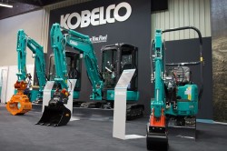 Kobelco zet zijn minigravers op de voorgrond