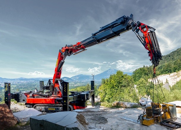 Palfinger expose sa première grue sur chenilles à l'IAA