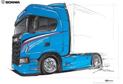 250.000ème camion pour l'usine française de Scania : un exemplaire unique mis en vente