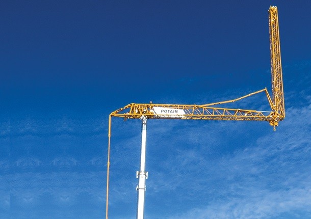 Hup 40-30, nouvelle grue Potain à grande polyvalence