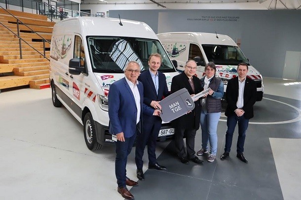 SNCF Réseau complète sa gamme électrique avec 2 utilitaires MAN 