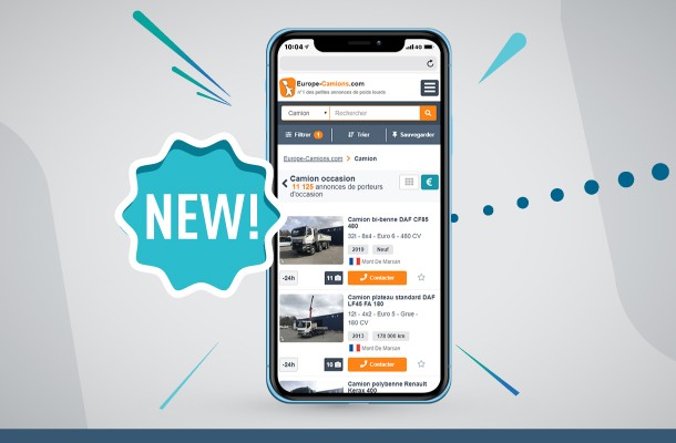Europe-Camions.com adopte un nouveau design