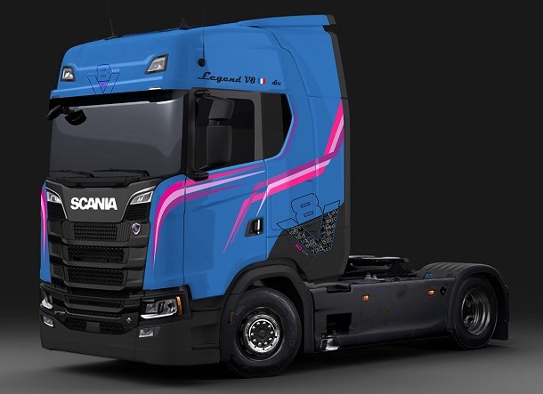 Legend V8 : la série limitée de Scania en l'honneur du V8