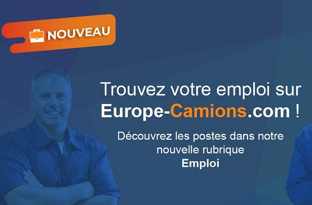 Europe-Camions.com lance une rubrique Emploi pour les professionnels du transport