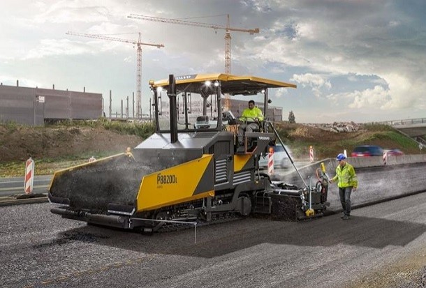 Un nouveau finisseur Volvo Série D