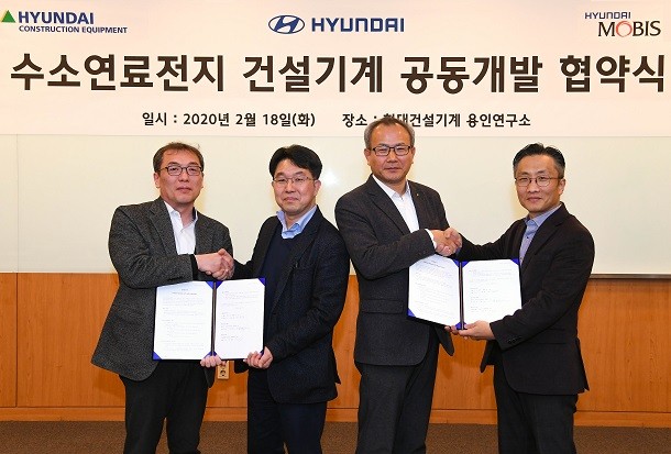 Hyundai CE passe à l'hydrogène