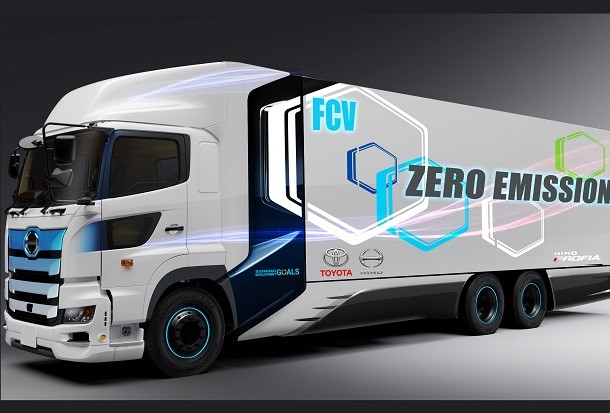 Bientôt un poids lourd à pile à combustible à hydrogène, signé Toyota et Hino !