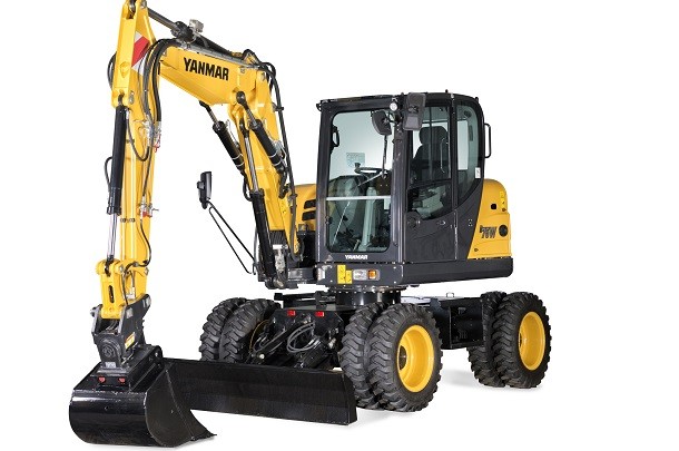 B75W , une pelle sur pneus nouvelle génération signée Yanmar