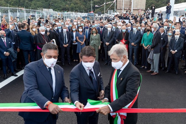 Inaugurato il Ponte Genova San Giorgio. Da domani aperto al traffico