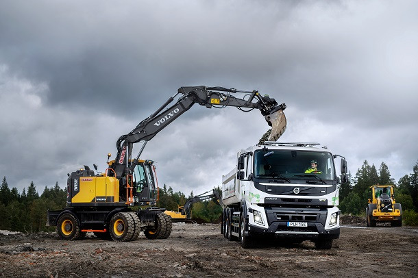 Volvo teste ses camions 100 % électriques pour le secteur de la construction