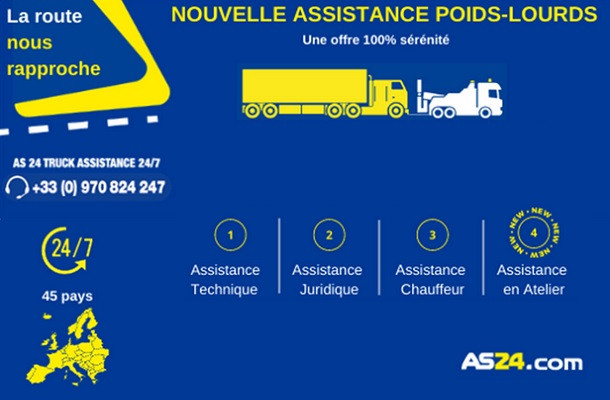Total et AS24 perfectionnent Truck Assistance