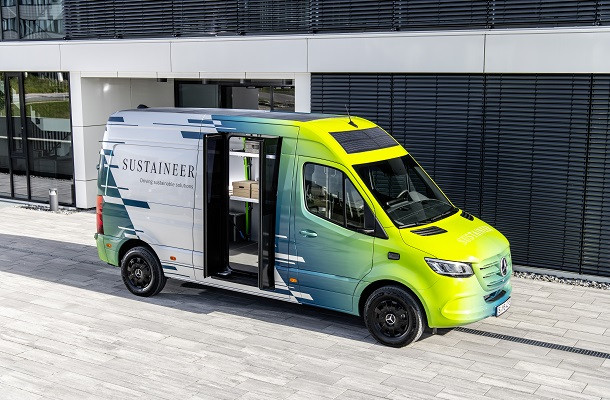 Prototype Sustaineer : un utilitaire Mercedes 100% électrique
