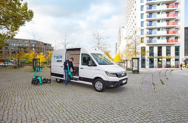 Des MAN eTGE pour recharger les scooters électriques