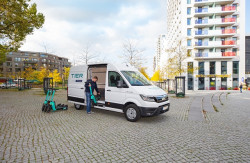 Des MAN eTGE pour recharger les scooters électriques