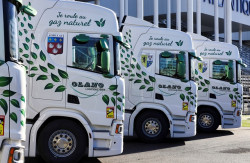 10 tracteurs Scania GNL pour Olano
