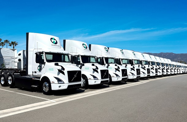 126 camions électriques Volvo livrés aux USA