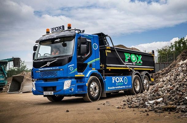 Fox Group on a charge: The UK’s first electric tipper trucks enter operation in the North West