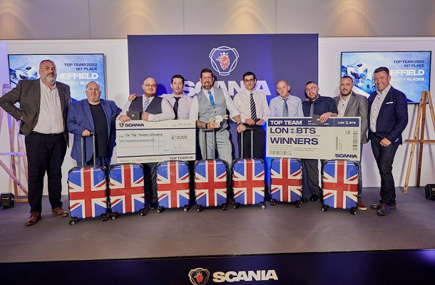 UK’s Top Team: Scania Sheffield book their tickets to Bratislava