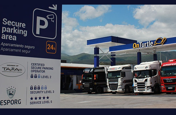 OnTurtle amplía su red de parking seguro para transportistas en Europa 