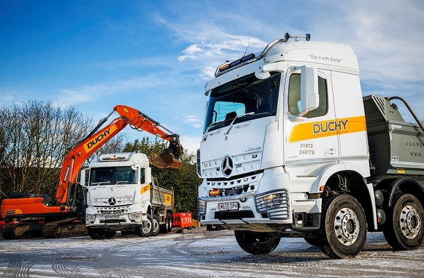 First Mercedes-Benz Arocs makes a big impression, so Duchy Plant Hire returns with orders for eight more