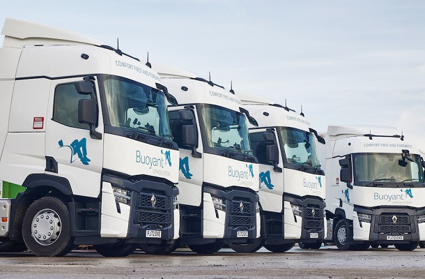 Sofa, so good: Renault Trucks makes a buoyant return to upholstery delivery fleet