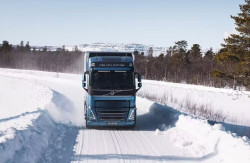 Volvo teste ses camions à hydrogène au-delà du cercle arctique