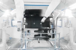 Peinture des cabines&nbsp;: la nouvelle solution de Mercedes-Benz